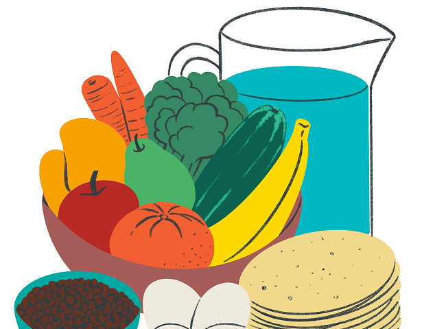 Ilustración alimentos